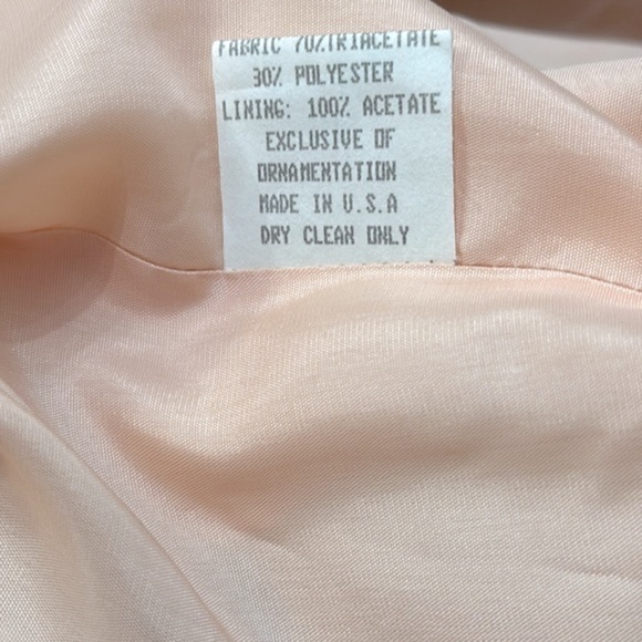 Women’s Jackie Jon New York Cream Colored Polyester Blend Jacket Blazer Size 12 - Picture 9 of 10